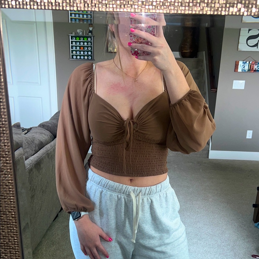 NWT Brown Women's Top
